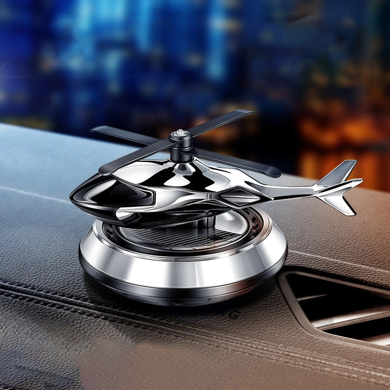 SolarSpin - Roterende helikopter luftfrisker soldrevet aromaterapi til biler