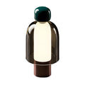 LumiGlow - Trådløs bordlampe med dæmpbar LED og elegant glasdesign