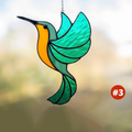 GlideGlow - Kunstneriske Hummingbird Suncatchers til betagende lysrefleksioner