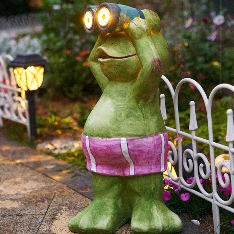 FroggyGlow – Udendørs Vandtæt Dekorativ Frø-Natlampe