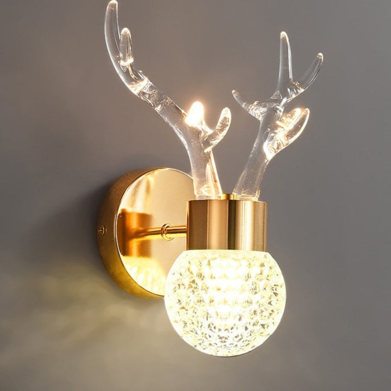 LumiLux – Moderne minimalistisk LED-væglampe med krystaldetaljer