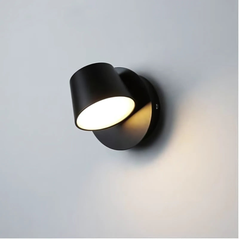 LumoGlow – Moderne LED-væglampe med kontakt til soveværelse og stue