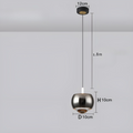 OrbitGlow - Minimalistisk hængelampe med LED-lys med elegant, cirkulært design
