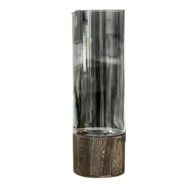 EcoForm – Hydroponisk vase i træ og glas med moderne hjemmedesign