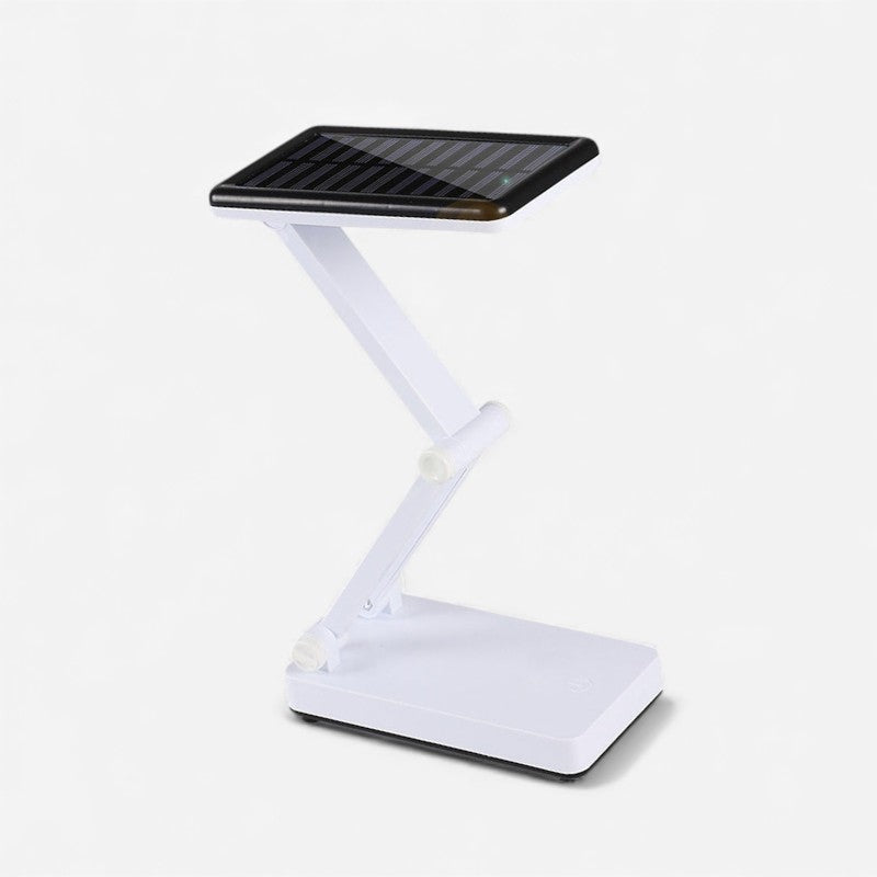 LumeFlex – LED Foldbar Bordlampe med Solopladning og Justerbar Lysstyrke