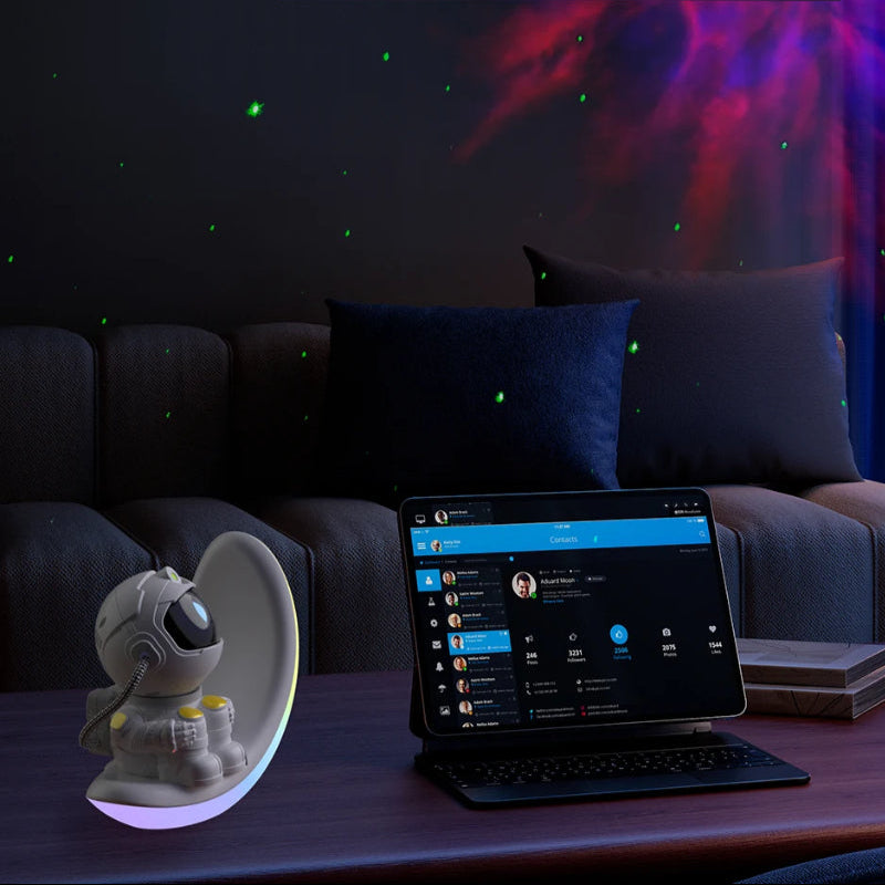 AstroDream – Fjernbetjening LED Astronaut projektor til en drømmende Galaxy-oplevelse