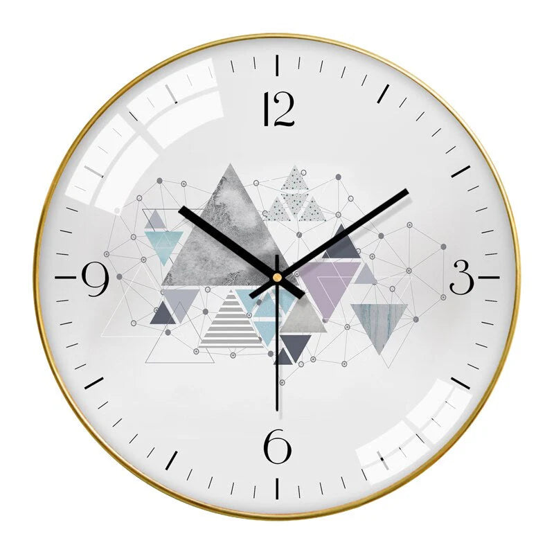 NordicTime – Minimalistisk skandinavisk vægur med lydløs mekanik til moderne hjem