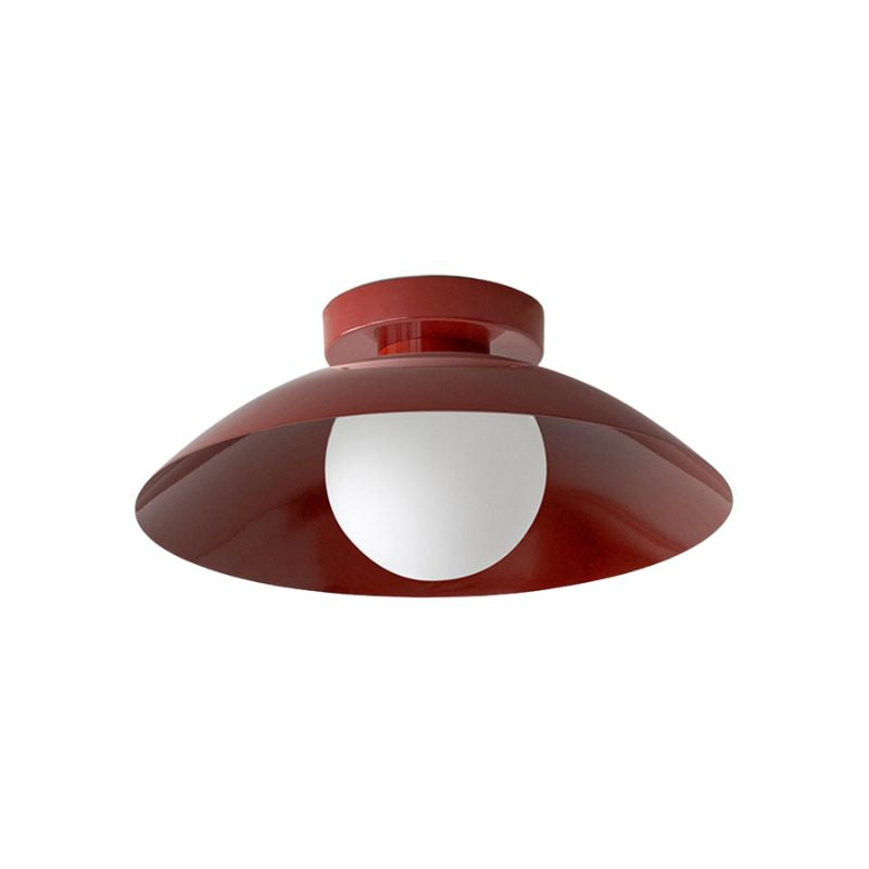 LumiGlow – Retro nordisk macaron loftlampe med minimalistisk flush-mount design