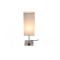 ShinePort - Bordlampe til soveværelse med bærbart stikdesign