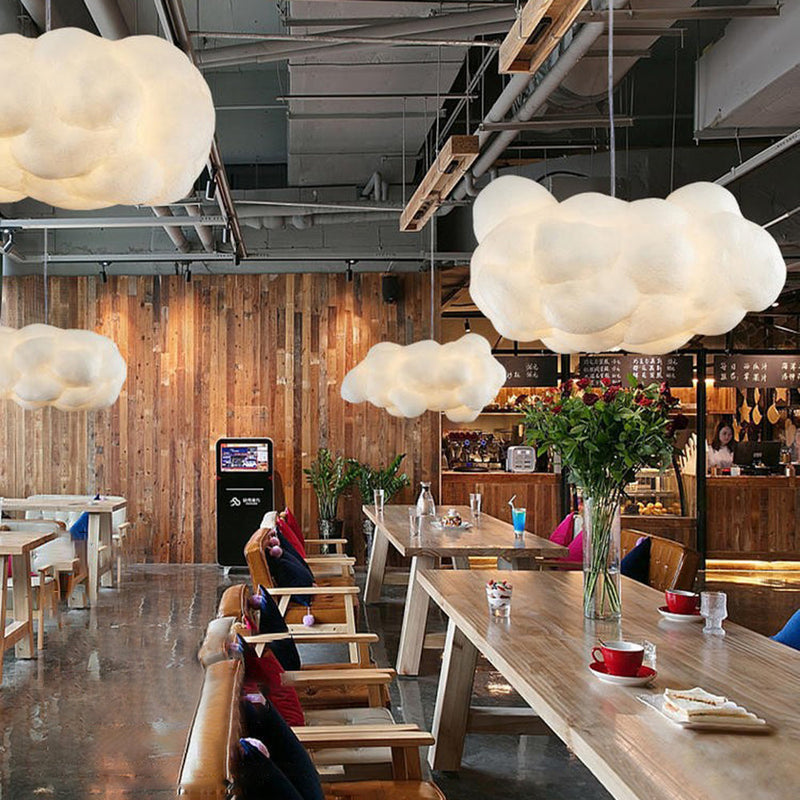 CloudyGlow - Cloud inspireret LED pendellampe til lyse rum