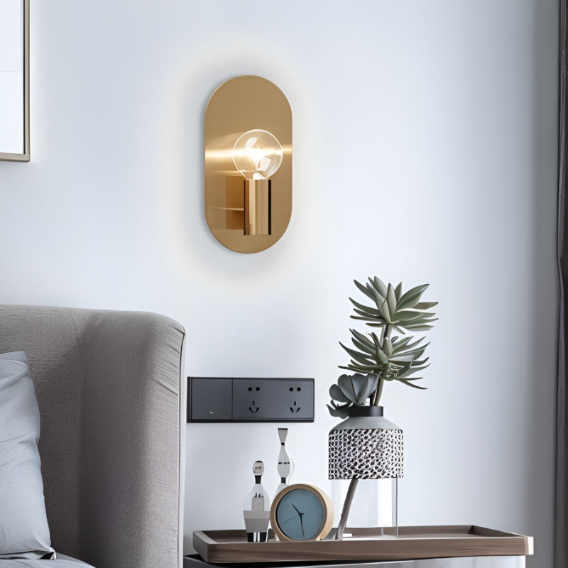 GlowPlate – LED Væglampe med Bold-Inspireret Design og Pladebase