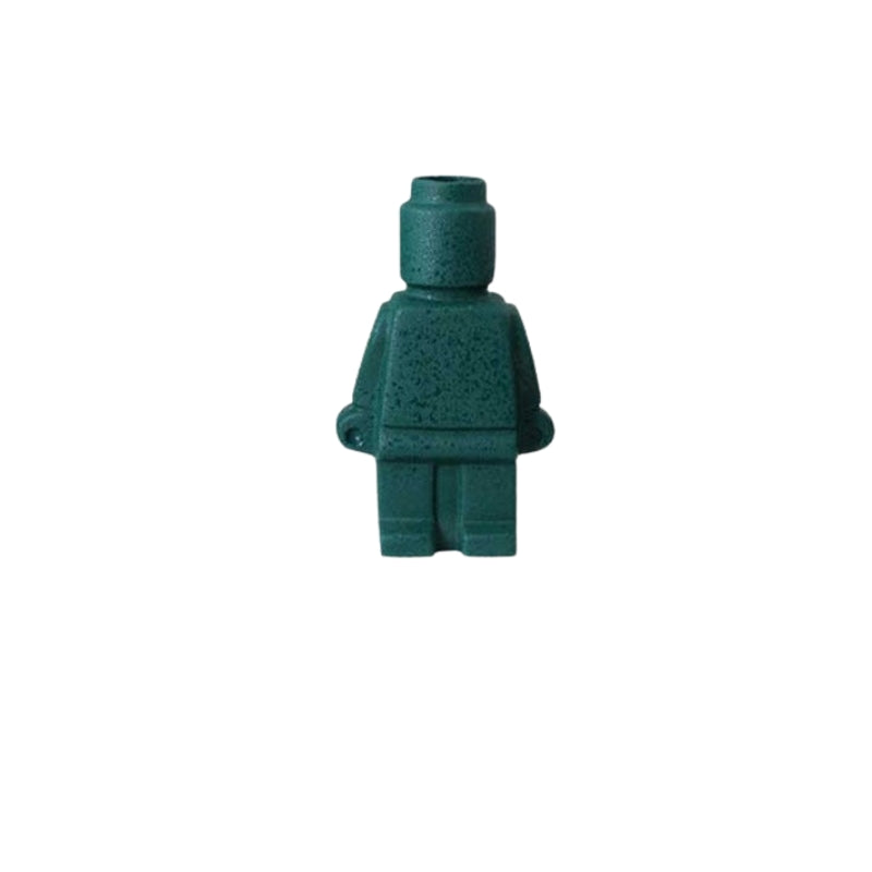 BrickBloom – Legende Resin Lego Kropsvase til Unik Hjemmeindretning