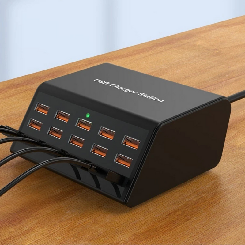 UltraCharge – 15-havne  opladningsstation med 100W output til effektiv opladning af enheden
