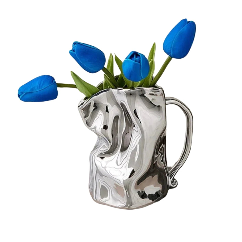 VaseEase – Moderne Minimalistisk Irregulær Keramisk Vase