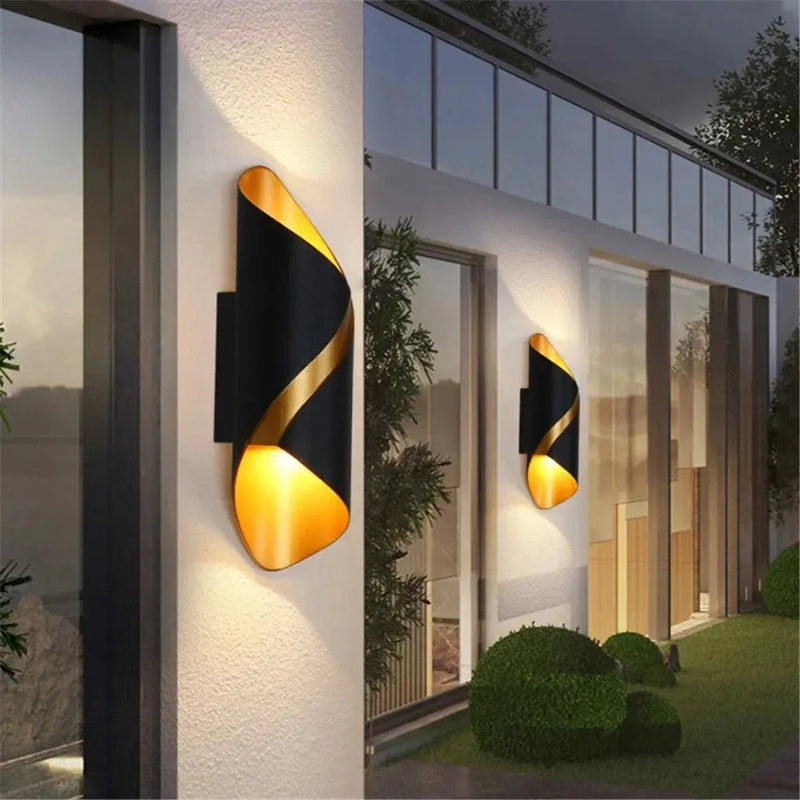 LumiSpiral – Moderne LED Væglampe med Elegant Spiraldesign