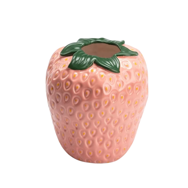 BerryForm – Moderne keramisk jordbærvase med legende design