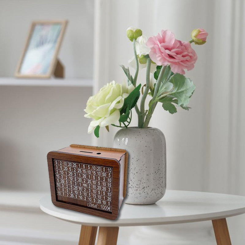SaveSmart – Sparegris i regnemaskinestil med digitalt sparedisplay