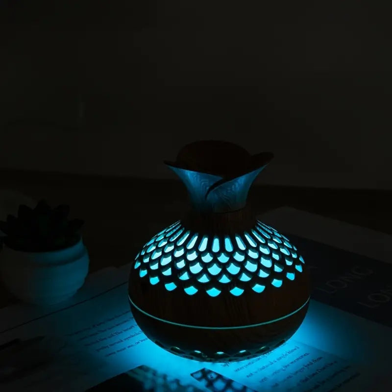 SereniGlow – Ultralyds Aroma Diffuser til Rolige og Stilfulde Rum