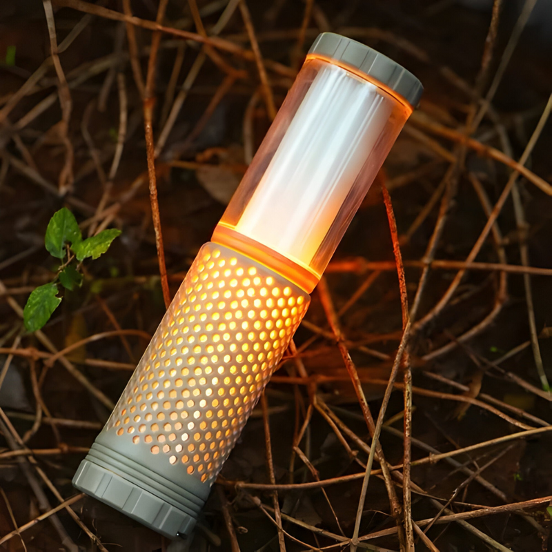StarBeam – Foldbar LED lanterne med ophængskrog og USB-opladning