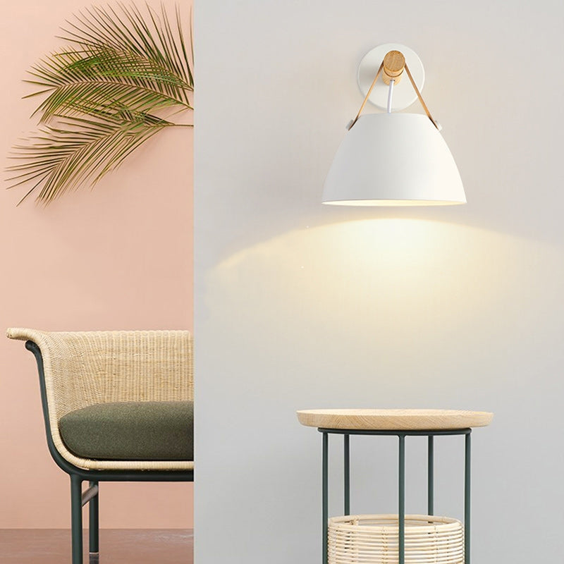 DomeLume – Moderne Minimalistisk Væglampe med Kuppelformet Skærm