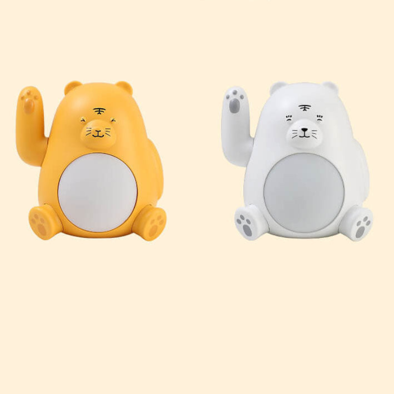 TigerGlow – Silikone USB-genopladelig LED-natlampe