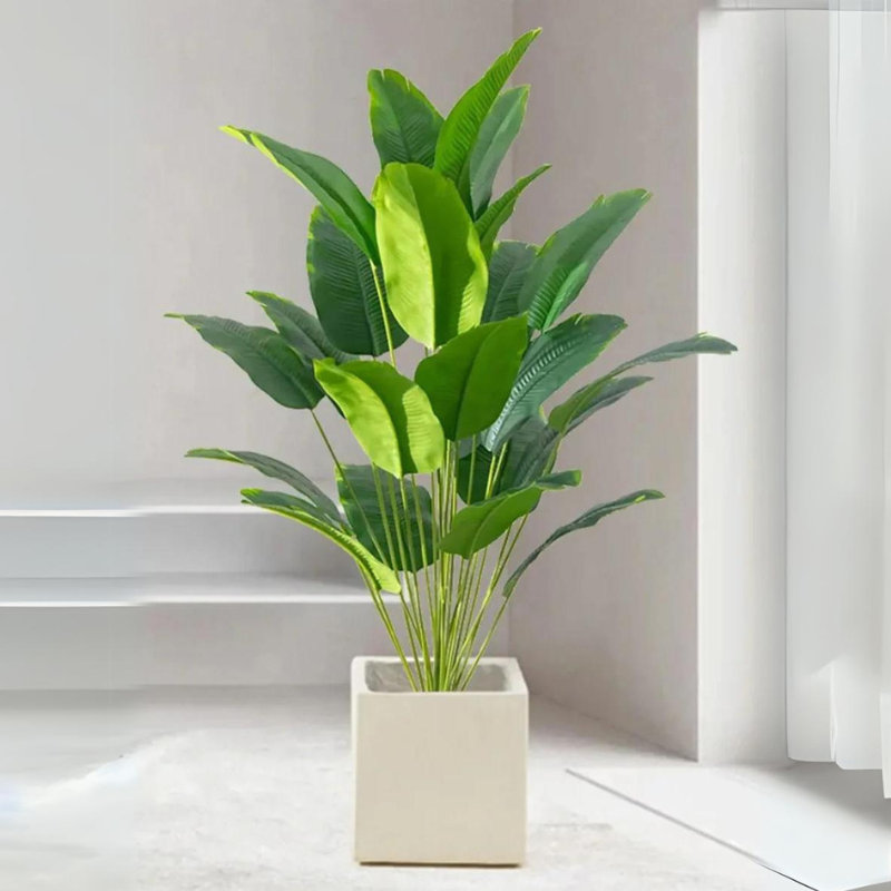 VerdaLeaf – Livagtig Monstera Kunstig Plante med Elegante Grønne Blade