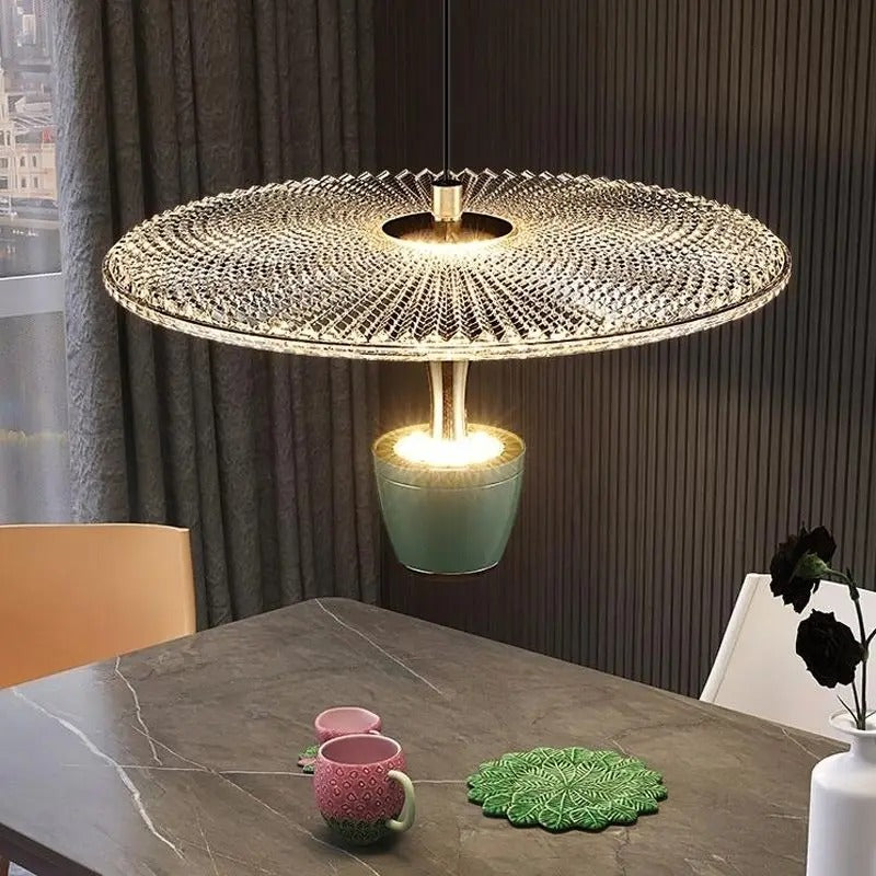 GlowLux – Moderne LED pendellampe med justerbar ledning
