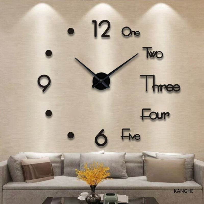 TimeMaster – Moderne 3D-vægur med moderne design til ethvert rum
