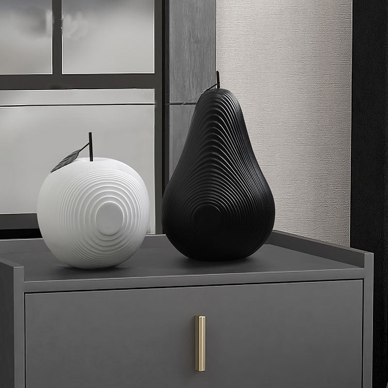 FruitForm - 3D æble- og pæreskulptursæt til kunstnerisk indretning