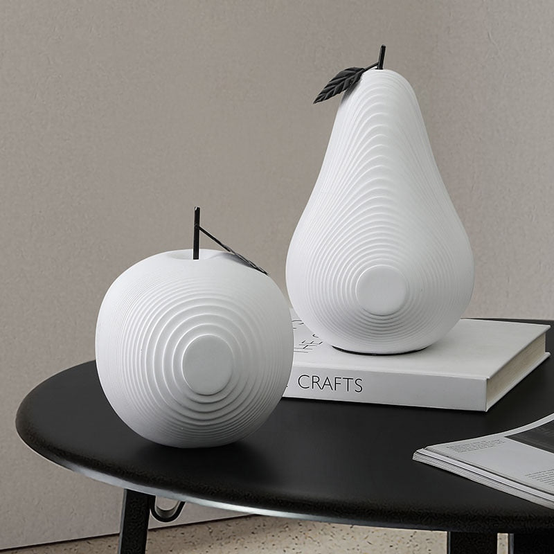 FruitForm - 3D æble- og pæreskulptursæt til kunstnerisk indretning