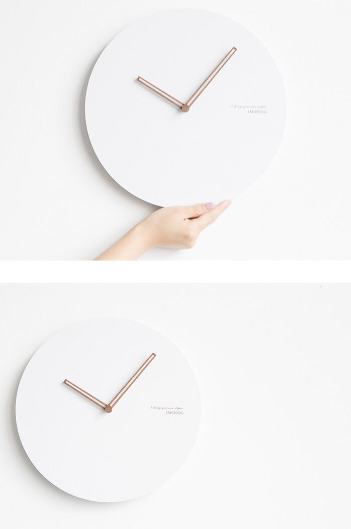 ZenClock – Støjsvag Vægur med Minimalistisk Design til Rolige og Moderne Hjem