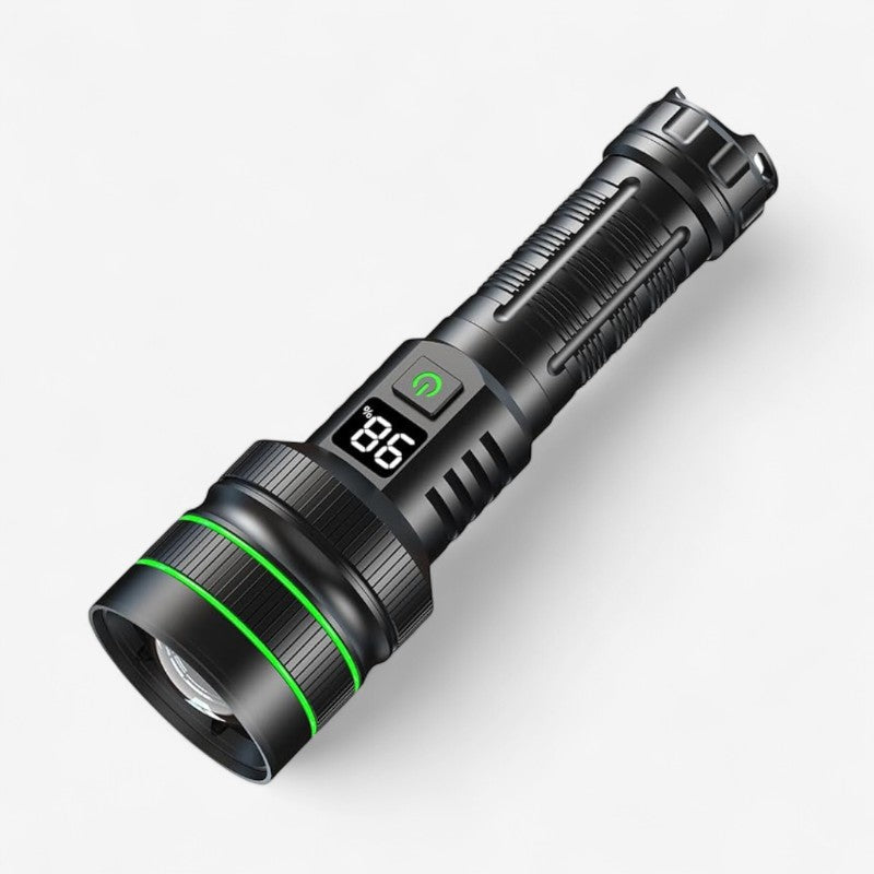 TorchMate – LED Lommelygte med Indbygget Batteri og USB Genopladeligt Design