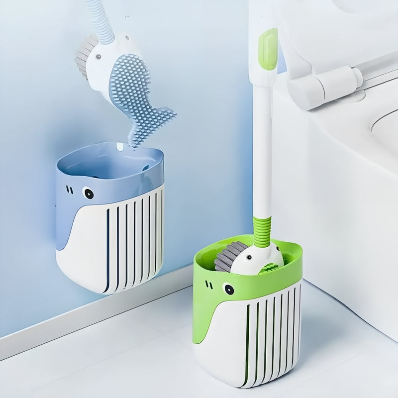AquaBrush – Fisht-formet Toiletbørste til et Sjovt og Funktionelt Badeværelse