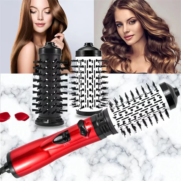 StyleEase – 2-i-1 Hårtørrer og Volumengivende Børste for Nem Styling