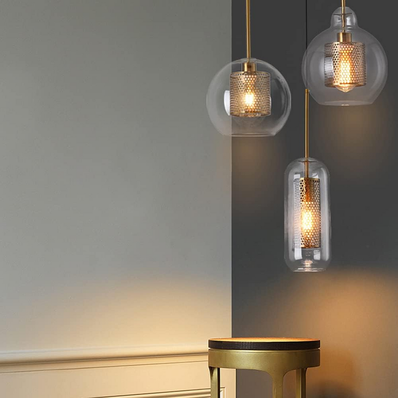 GlassLuxe - Elegant glas pendellampe til moderne interiør