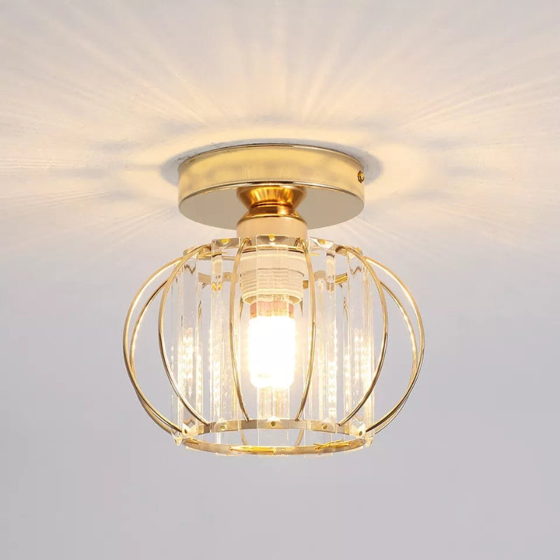 ShineVault – LED Lysekrone Pendellampe med Burdesign til Stuer