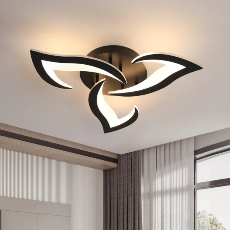 FloraGlow - Blomstformet LED Loftslampe til Stuen