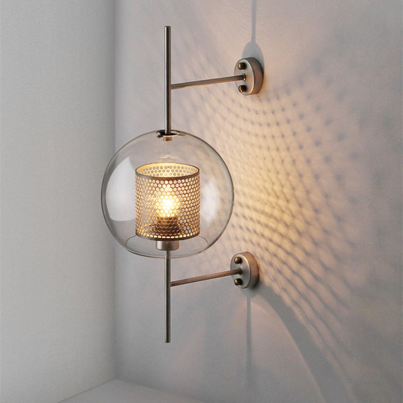 LumaComb - LED Væglampe med Honningkage Design for Jævn Belysning