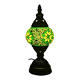 Artivio – Flerfarvet glasbordlampe med jernfod