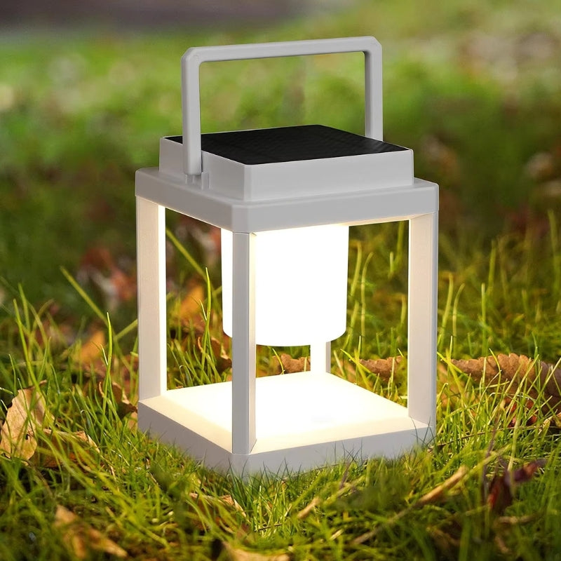SolarGlow – Bærbar Udendørs LED Bordlampe med Touchkontrol