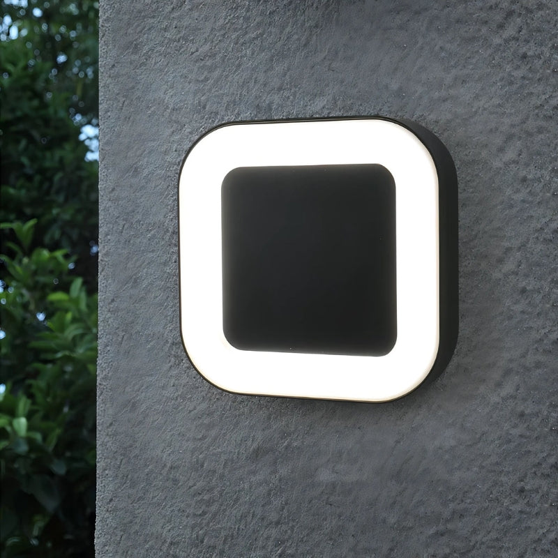 LumiSense – Udendørs LED Væglampe med Bevægelsessensor og Dekorativt Design