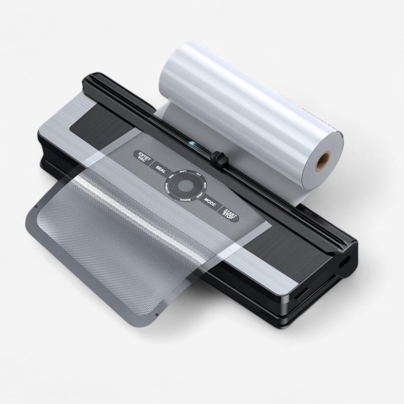 SealPro – Vakuumforsegler med Indbygget Skærer og Digital Display