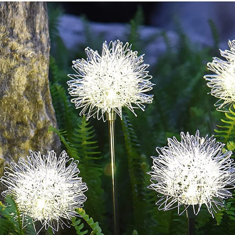 SolarFlora - Solar mælkebøtte blomsterkuglelys til magisk udendørs belysning