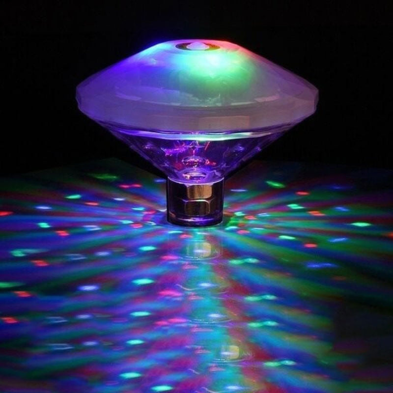 LumiGem – Diamantformet RGB LED-natlampe med vandtæt design