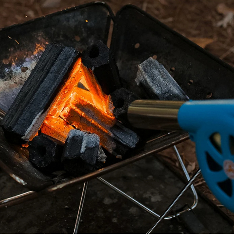 GrillKraft – Håndbetjent BBQ-blæser til hurtigere kuloptænding