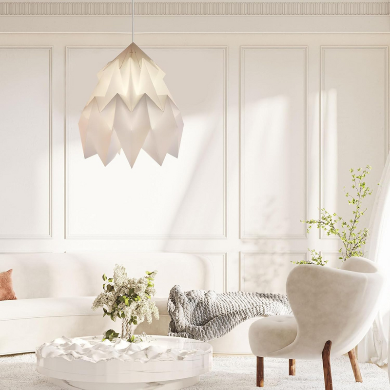 OrigamiGlow – Origami-inspireret pendel med lagdelt kunstnerisk design