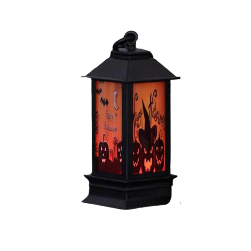 SpookLantern – Skelet-Græskar Halloween LED Oljelampe Dekoration