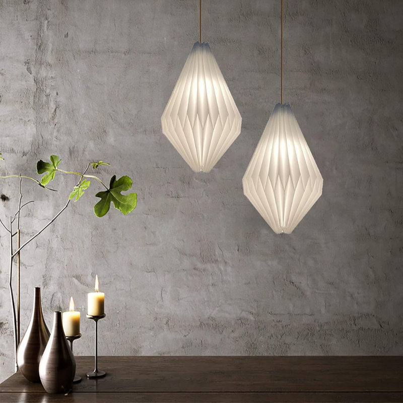 FoldAura - Moderne pendellampe med sofistikeret origami-inspireret design