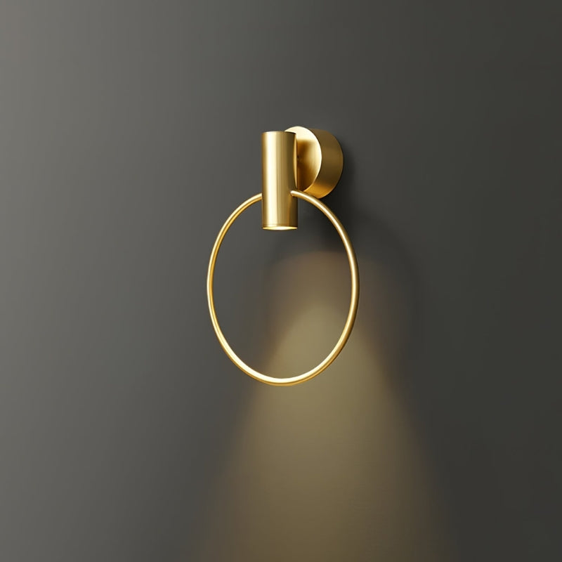 HaloRing – Cirkulær Væglampe med Minimalistisk Design