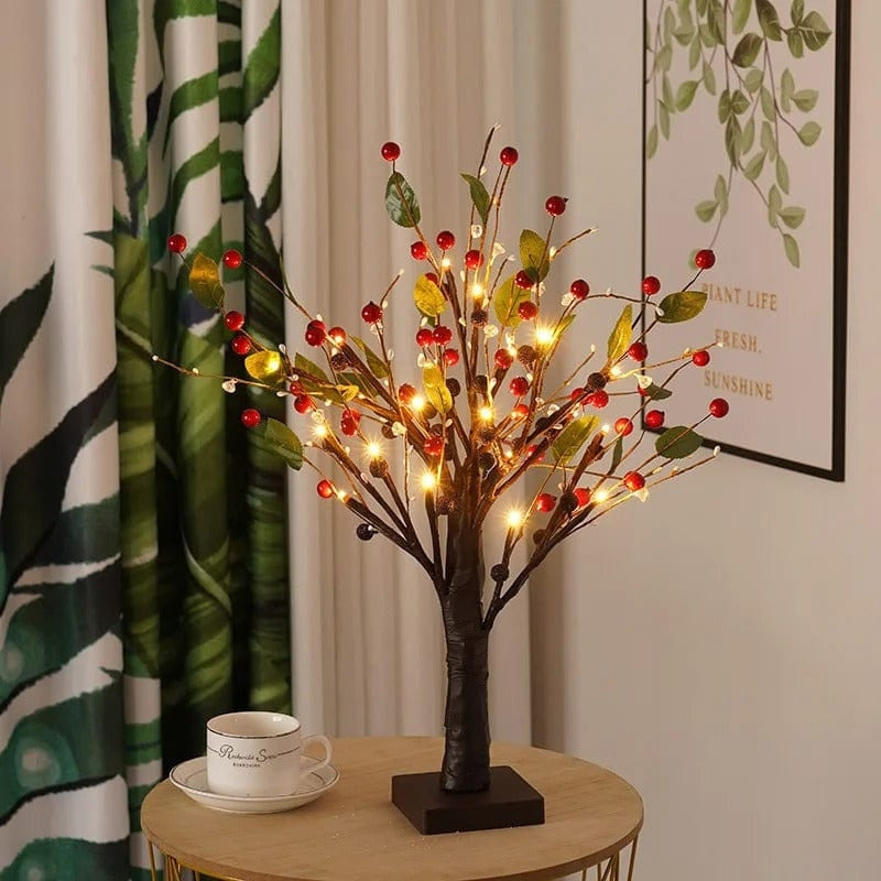 GlowTree – Elegant forårstræ bordlampe med LED-lys